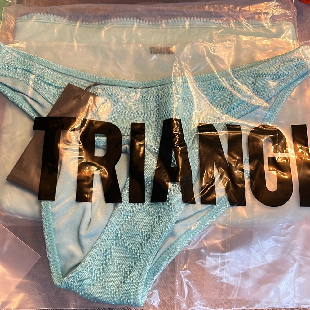 TRIANGL Light Blue Bikini Bottom